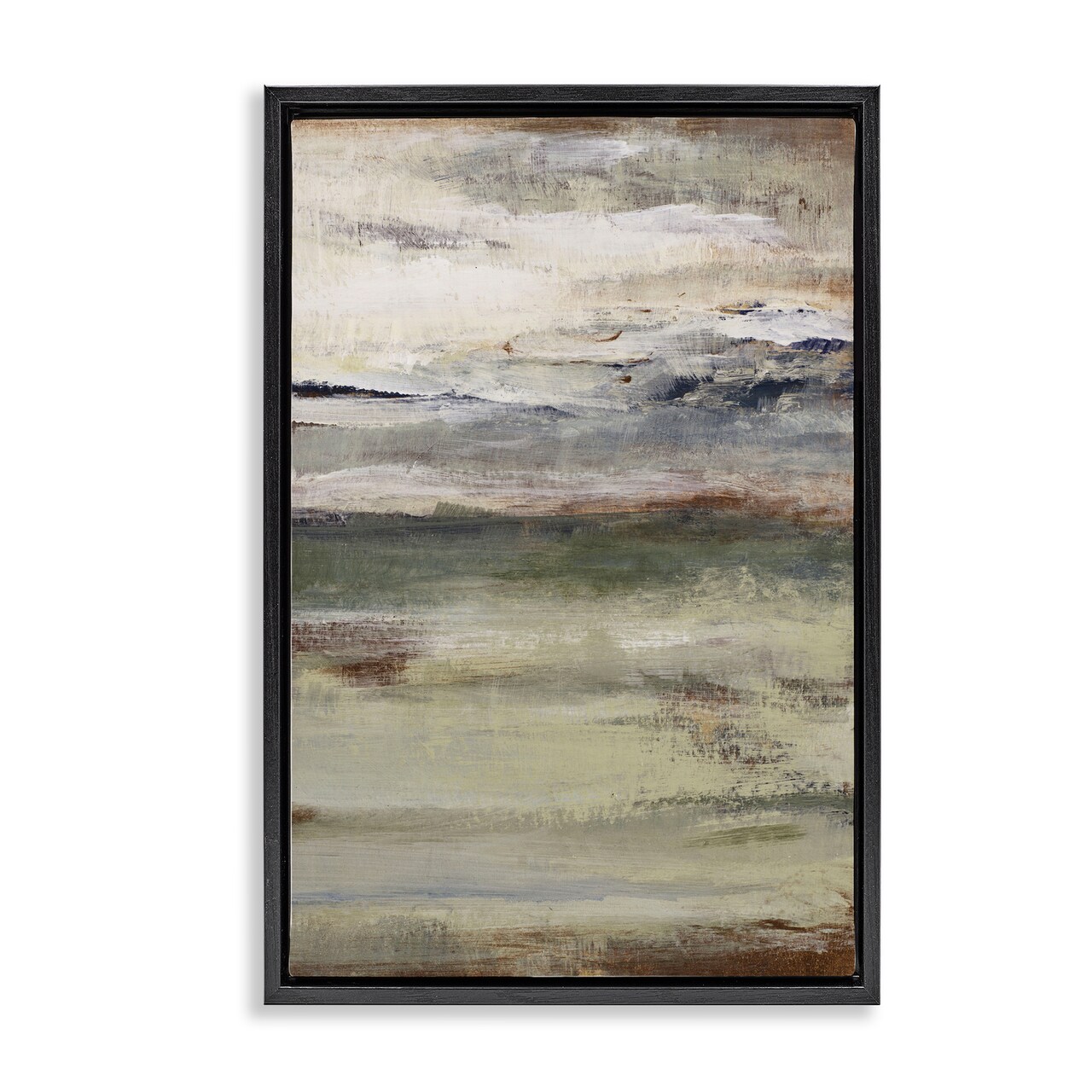 Stupell Industries Earthy Abstract Layers Floating Frame Design by Lanie Loreth